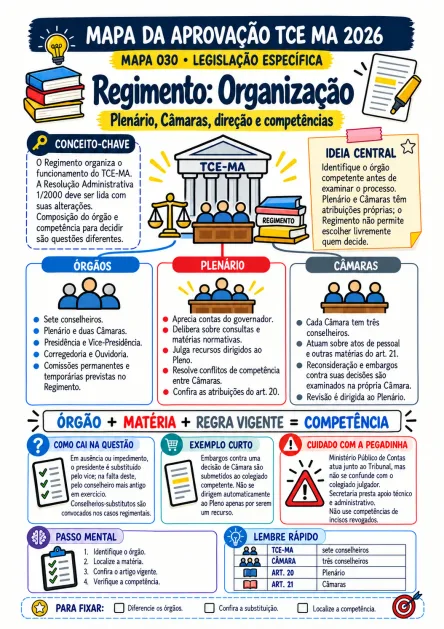 Composição ilustrativa de uso: Legislação Específica do TCE-MA
