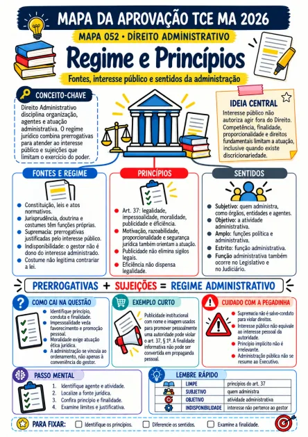 Composição ilustrativa de uso: Direito Administrativo