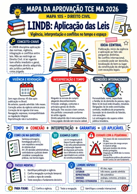 Composição ilustrativa de uso: Direito Civil