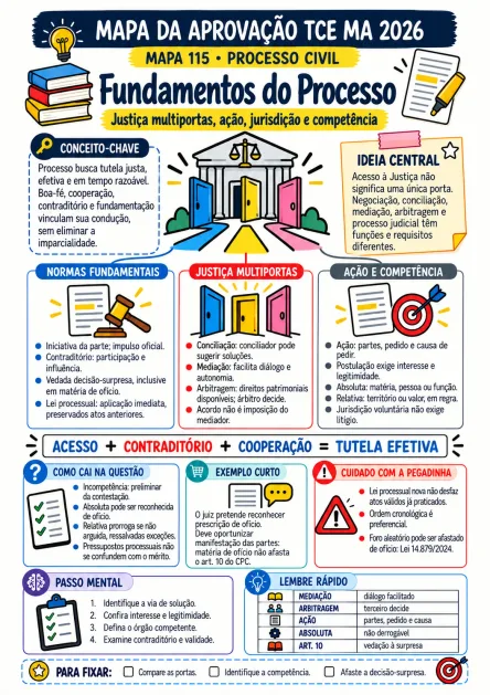 Composição ilustrativa de uso: Direito Processual Civil