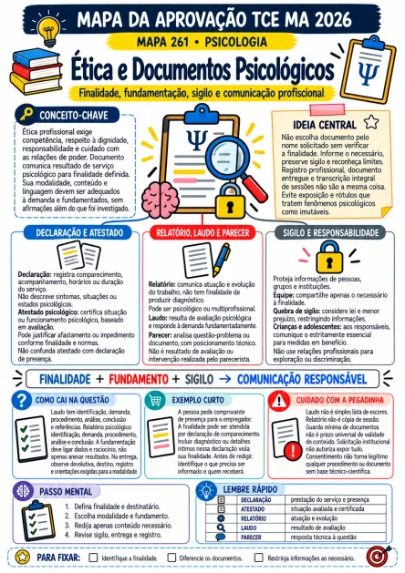 Composição ilustrativa de uso: Psicologia