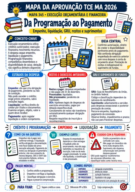Composição ilustrativa de uso: Execução Orçamentária e Financeira